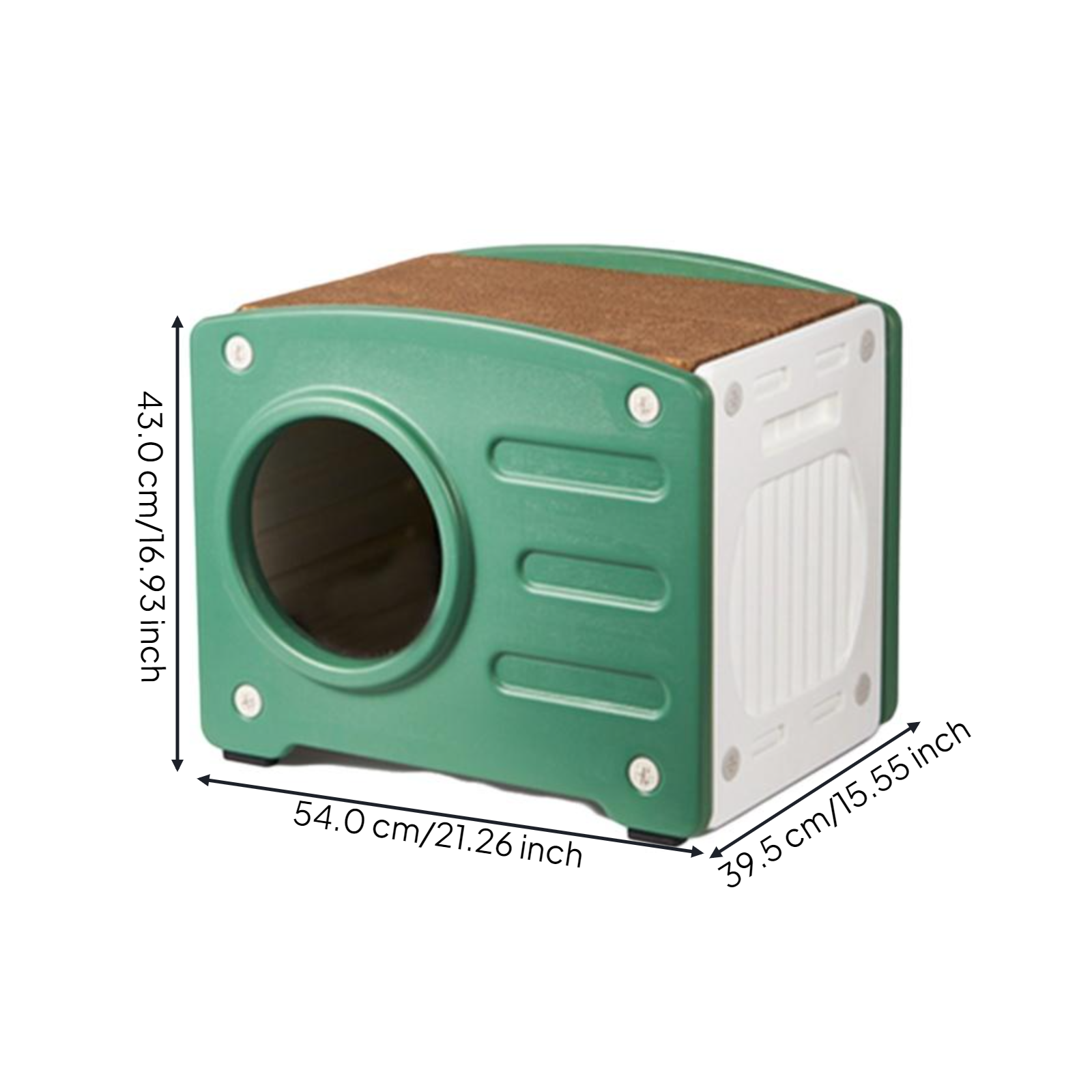 Waterproof insulated cat house