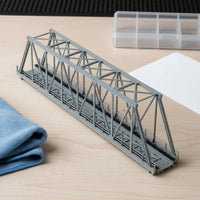1:87 Bridge Model Glue No-Glue HO Scale Bridge for Model Scene, Train Collectors