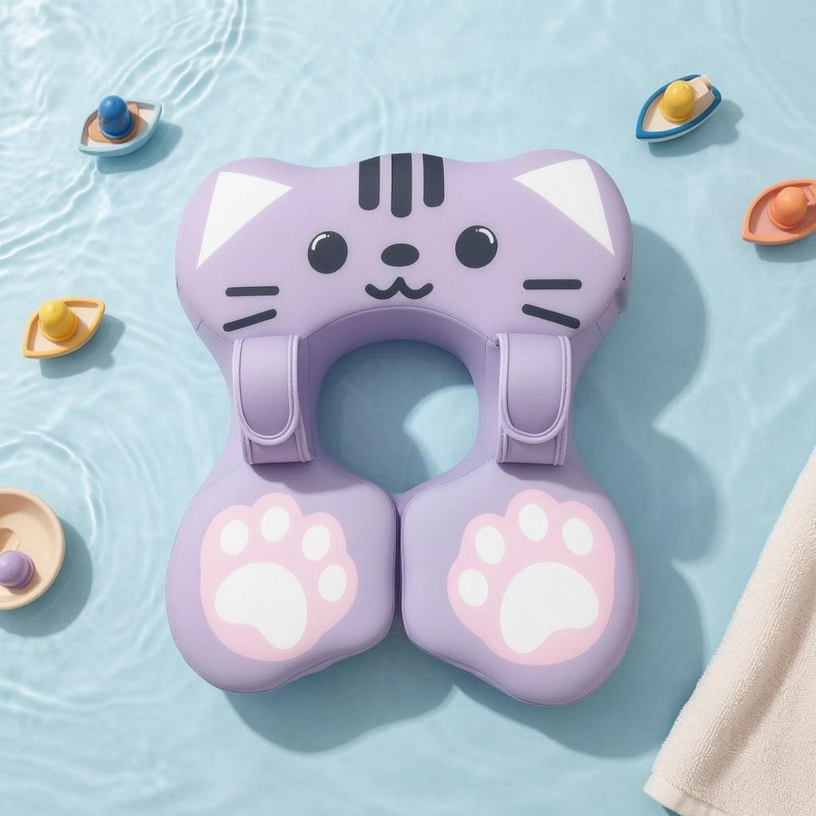 Underarm Swimming Float Non-Inflatable Infant Pool Buoyancy Aid Built-in Inner
