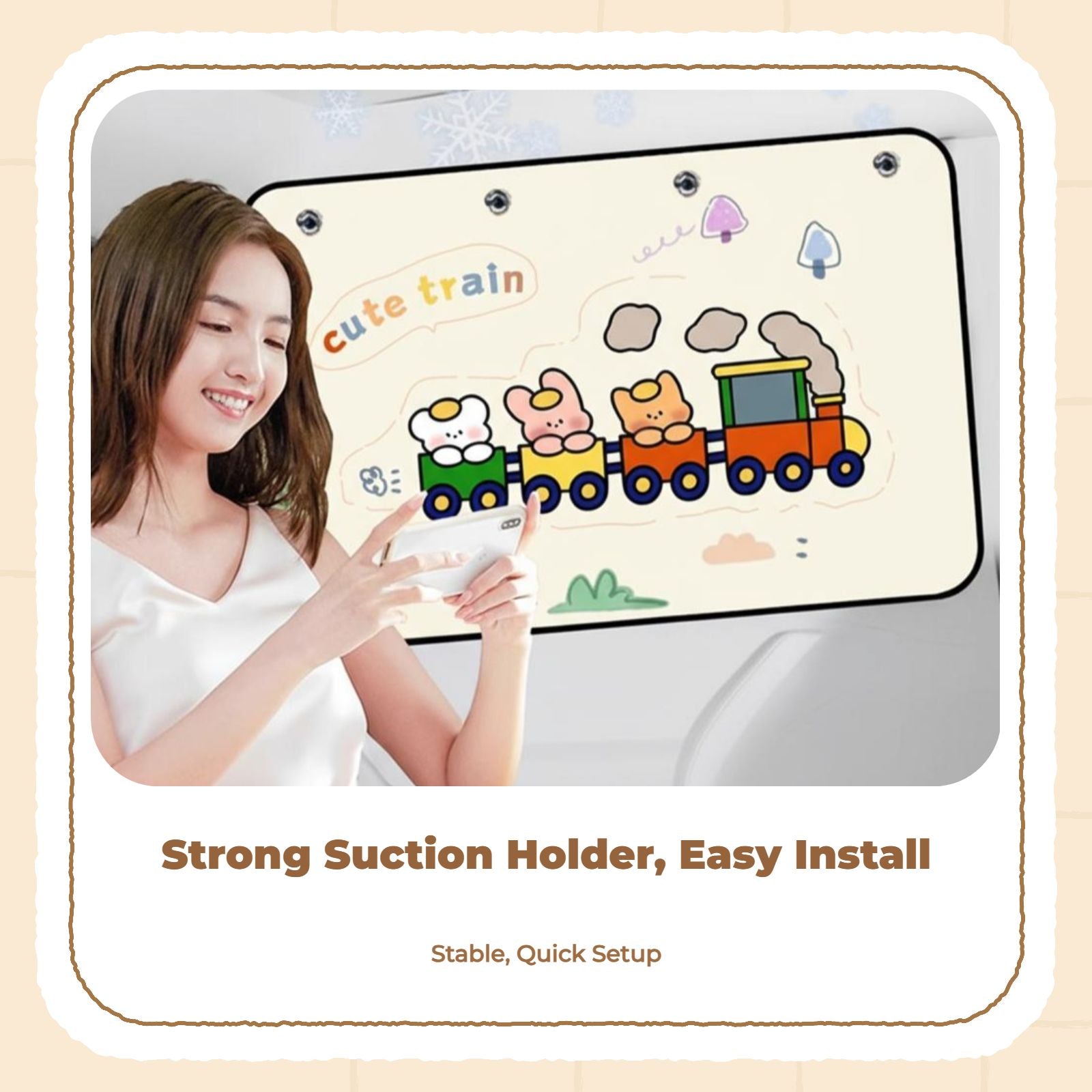 Car Window Shade, Privacy Shade Panel, Sunlight Protection, Suction Holder Sun Shield, Infant Side Window Shield