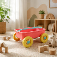 Sand Pull Cart Toy Colorful Children's Sand Wagon Lightweight 1 Piece for Outdoor