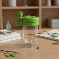 Observation Box Transparent Clear Container Hinged Lid Design Nature Study Container for Preschoolers, Outdoor Exploration