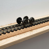 2 Pieces HO Scale Wheel Set Low Noise 1:87 Train Wheel Conductive