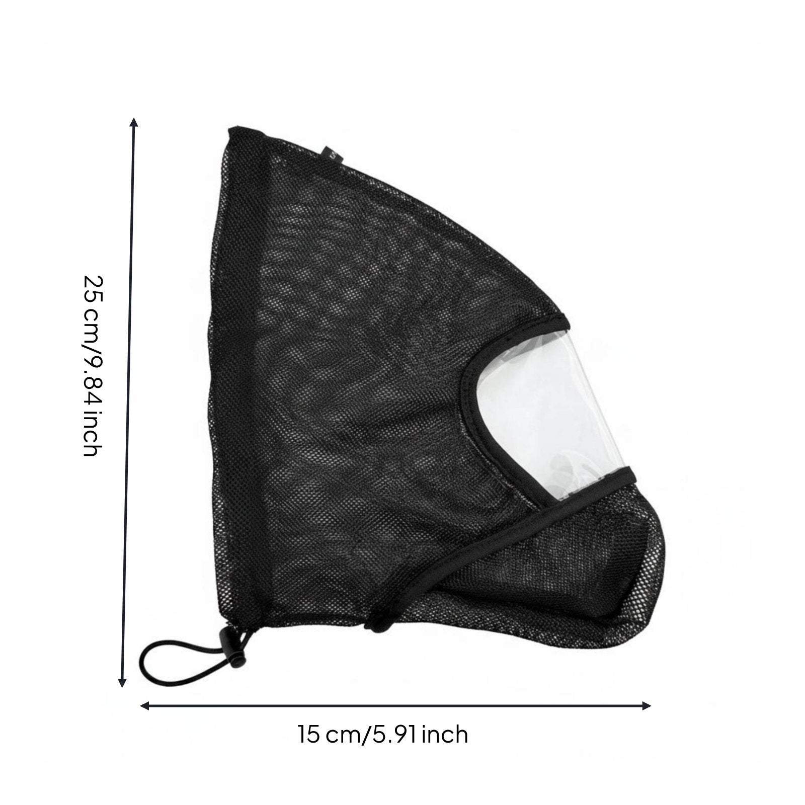 Dog Guard Hood Customizable Breathable Mesh Dog Face Guard Prevents Unwanted Eating Barbed Grass Awns Protection Hood for Hiking, Outdoor