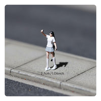 1/64 Scale Human Figure Highly Detailed Miniature Person for Sand Table Models