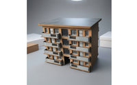 Model Building with Balconies Paintable Apartment Model Kit Detailed