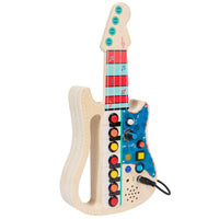 Electric Guitar Busy Board Perforated Children's Toy Fine Motor Skills