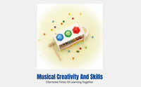 Multifunctional Wooden Percussion Toy for Kids, 8-Note Music Bench, Early Learning Sphere Table