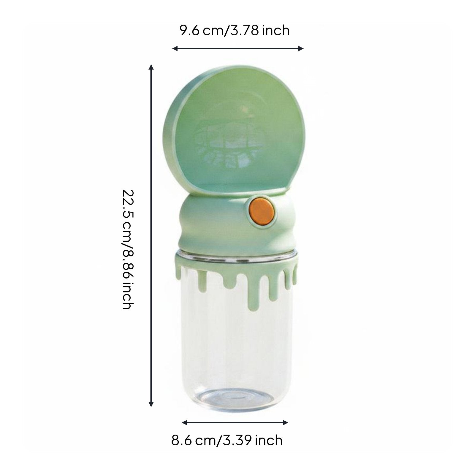 Portable Dog Water Bottle Easy to Hygienic Pet Outdoor Water Dispenser Bottle a Hand Use Pet Outdoor Gear for Dogs