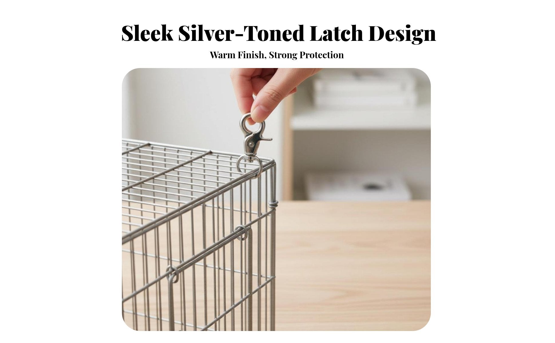 Antireleffortless latch strong rotating metal Clasp Sturdy for Aviaries, Kennel