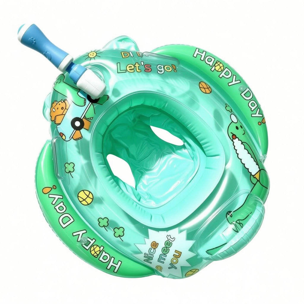 Swim Collar with Seat Portable Water Toy Easy to Inflate