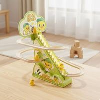 Automatic Climbing Duck Toy Music Downward-Motion Duck Toy LED Lights