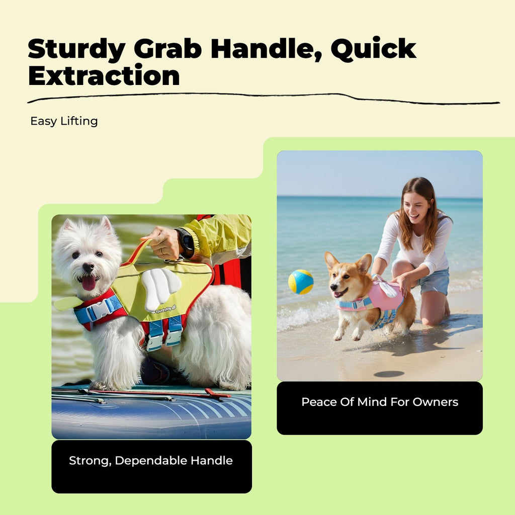 High-buoyancy dog life jacket