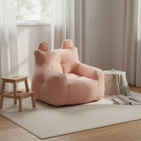 Cute Cartoon Sofa Lightweight Soft Floor Chair Pre-Assembled for Playroom