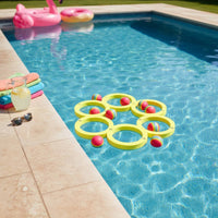 Floating Hoop Toss Game High Buoyancy Pool Toss Game Set for Beach, Family, Kids