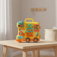 Developmental Busy Board Tactile Preschool Learning Aid Screen-Non-Screen