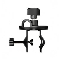 Audio Clamp Matte Black Desk Clamp Adjustable for Round Tube, Streamers