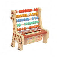 Giraffe Abacus Printed Numbers Math Practice Rack Educational for Children