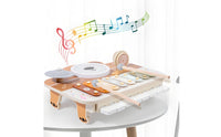 Electronic Piano Drum Colorful Musical Activity Table STEAM Activities