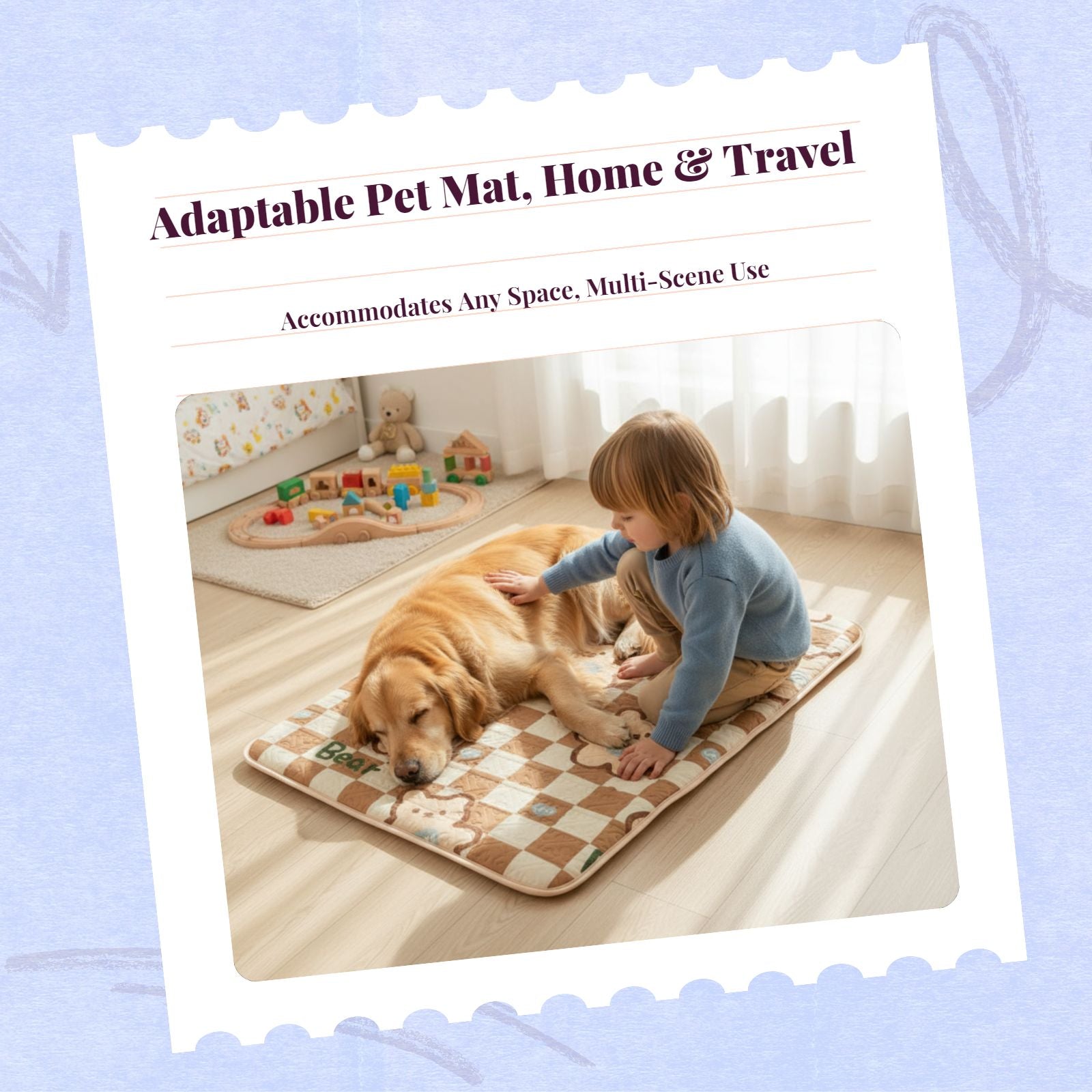 Washable ultra-soft dog bed