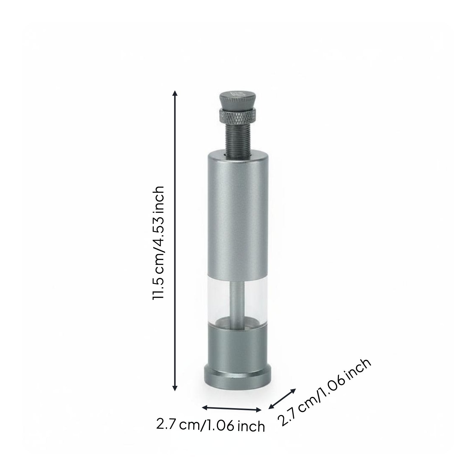 Mini Visible Aquatic Food Feeder Easy to Use Handheld Aquarium Feeder Matte