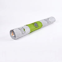 Cat Tunnel with Peek Holes Interactive Cat Play Tunnel with Toy Collapsible