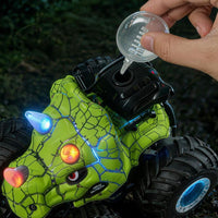 Triceratops Rc Car All-Terrain Dinosaur Monster Truck 360° Spins for Outdoor