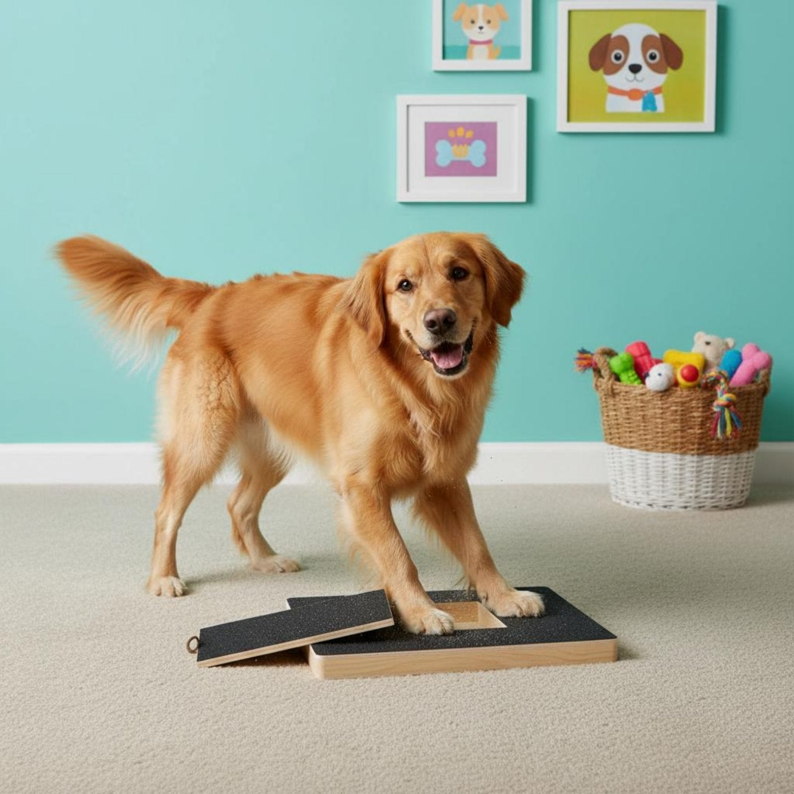 Dog Nail Scratch Board Mental Stimulation Pet Supply Portable
