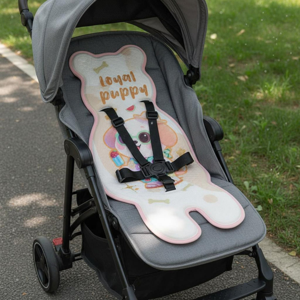 Baby Stroller Cooling Pad Universal Fit Car Seat Cooling Liner Skin-Friendly