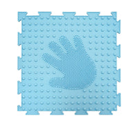 Textured Sensory Mat Textural Rectangular Silicone Mat Raised Texture Activity Pad for Crawling Practice