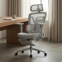 Ergonomic Mesh Chair Headrest Ergonomic Office Chair Seat-Depth Adjustment