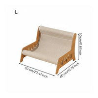 Feline Scratcher Sofa Extra Large Feline Scratch Lounge Non-Slip Bottom for Home