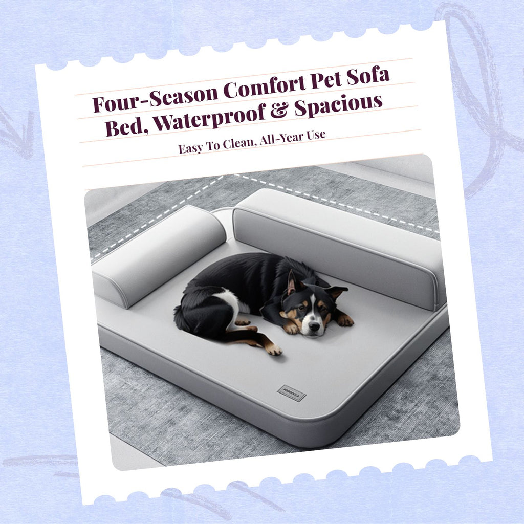 Orthopedic waterproof dog bed