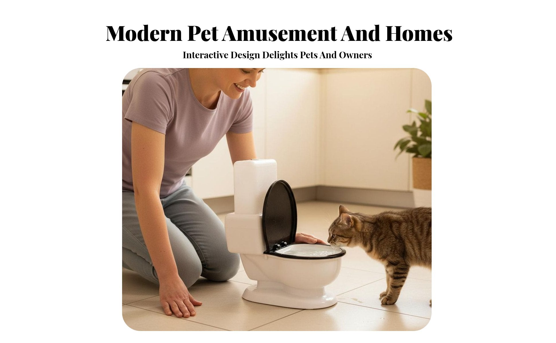 Toilet Shaped Pet Waterer Non-Electric Toilet Shaped Pet Bowl 650ml Capacity Funny Cat Water Bowl for Small Dogs, Young Dogs