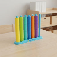 Color Matching Disc Game Plastic Sorting Toy Screenunstructured Play