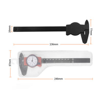 Gauge Caliper Easy to Read Plastic Vernier Caliper Precise Measurement