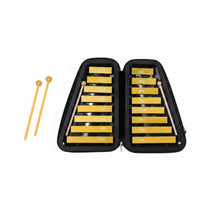 16-Note Glockenspiel Clear Sound Children's Metal Xylophone Early Learning Metal Key Xylophone for Elementary Students, Preschoolers, Kindergarten