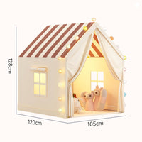 Kids Play Tent House Portable Princess Castle Tent Sturdy Metal Frame for Girls
