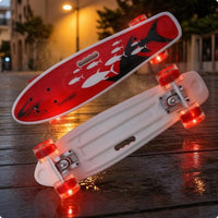 Aquatic-Animal-shapedShaped Skateboard Printed Graphic Sports Gear Aluminum