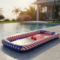 Floating Air Hockey Game Portable Inflatable Hockey Table Reusable for Beach