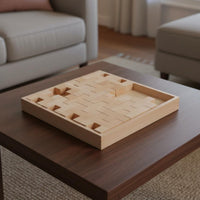 Wooden Cross Blocks Educational Acrylic Insert Blocks Sensory Play Children's Toy for Preschoolers, Preschool, Daycare