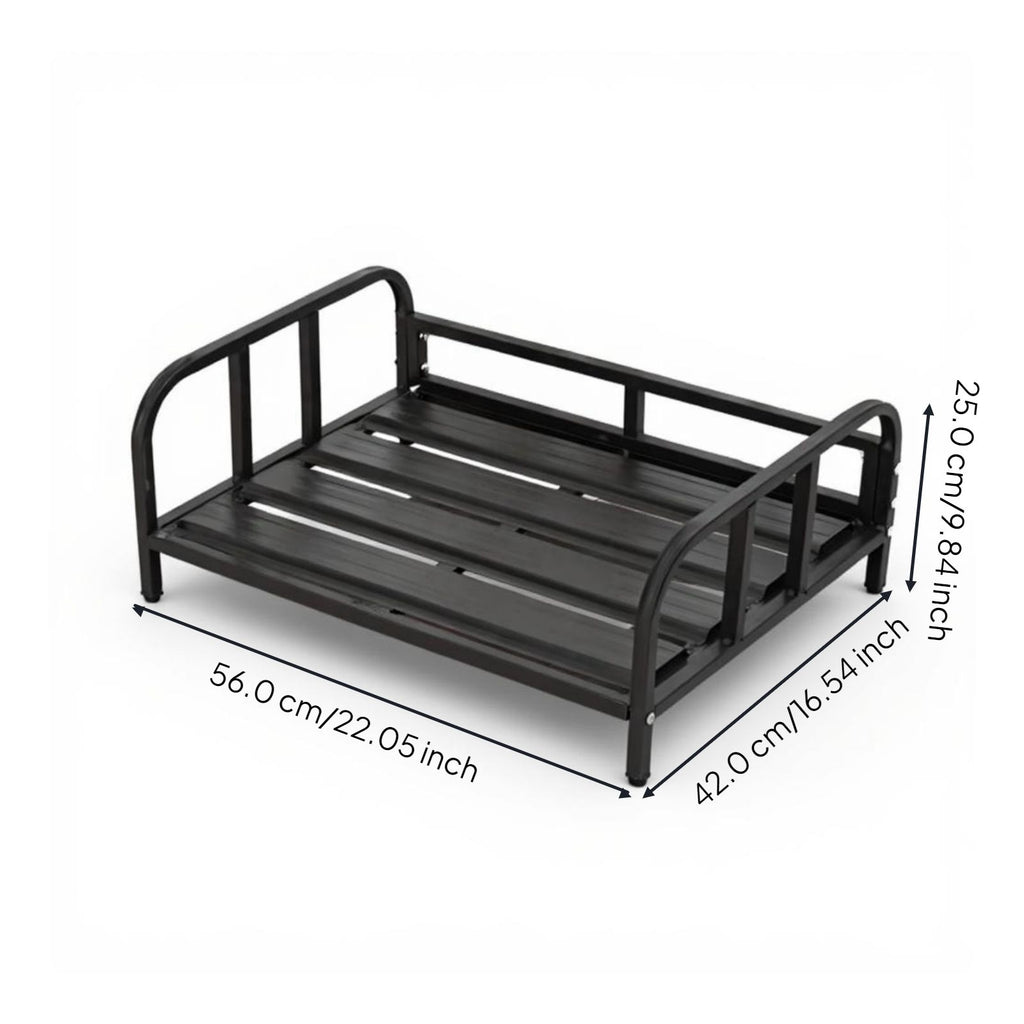 Elevated Dog Bed, Metal Frame, Breathable & Cooling Sofa
