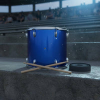 Cheering Drum with Drumsticks Sports Instrument Lightweight for Cheerleaders