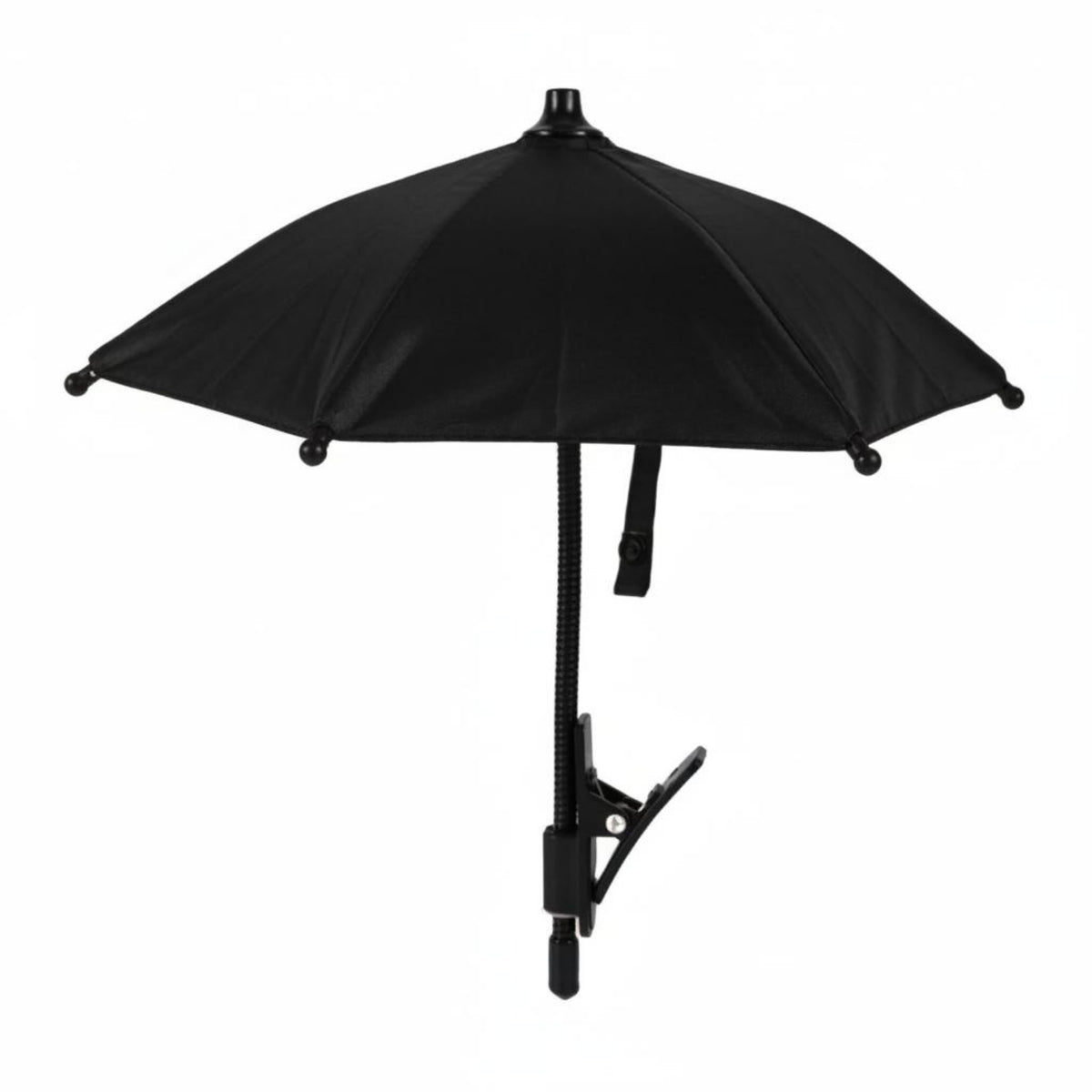 Motorcycle Phone Umbrella Holder Compact Mini Umbrella Phone Mount Glare Reduction Mobile Accessory for Motorcyclists