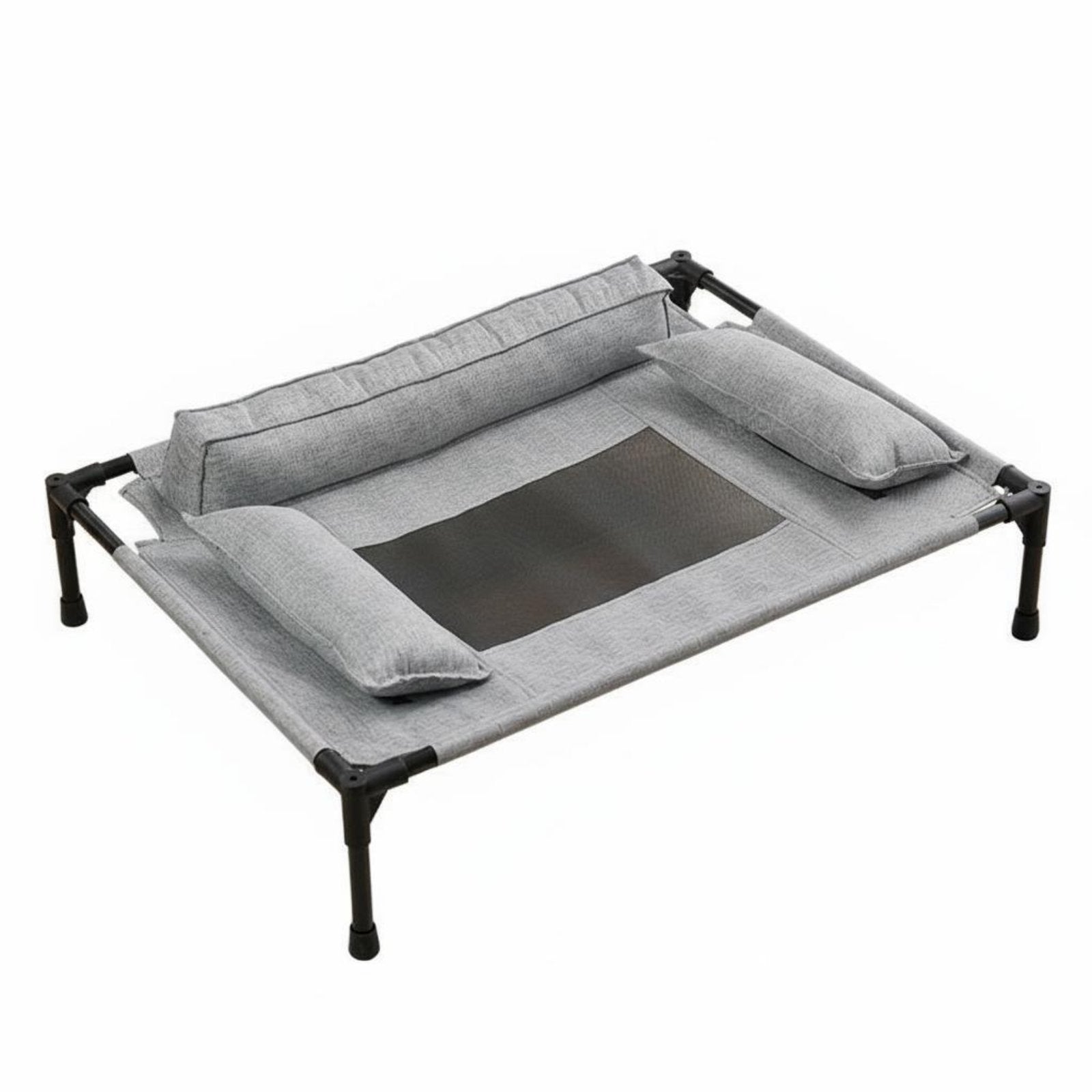 Raised Pet Bed Removable and Washable Elevated Pet Bed Scratch-Resistant Cooling Cat Hammock for Cats, Outdoor