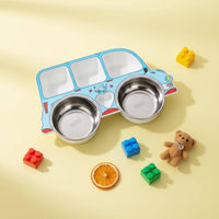 Car Shaped Divided Plate Complimentary Car Shaped Plate for Daycare, Infants