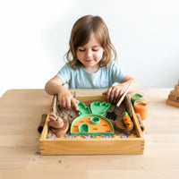 Carrot House Sand Toy Set 3D Printed Play Mold Set for Children, Toddlers