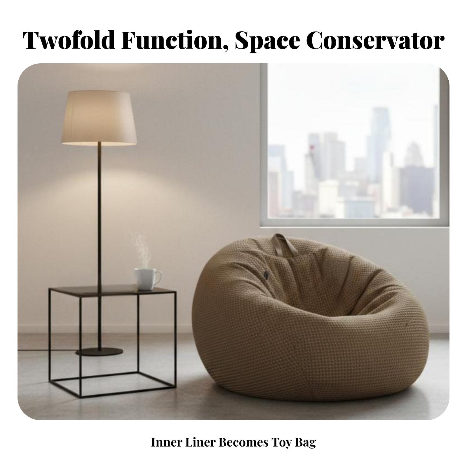 adaptable Lounger Removable and cleanable Cover creatureShaped Plush Chair Space-Saving Skingentle for Parents, Living Room