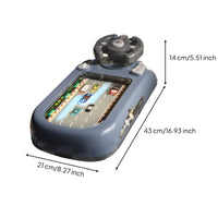 Steering Wheel Racing Game 2 Speed Settings Tabletop Racing Game Rechargeable