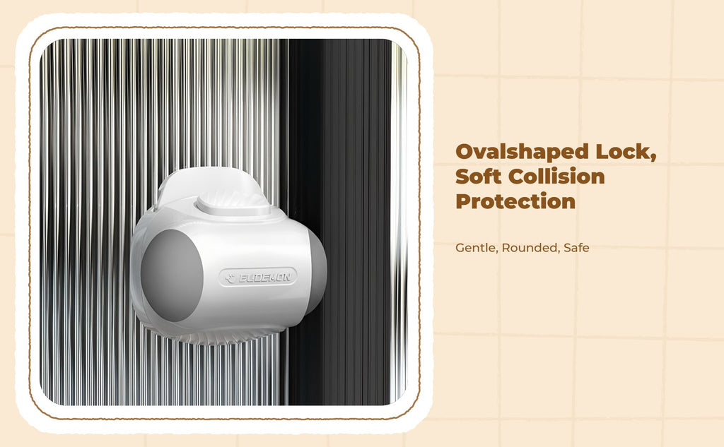 Kid Security Lock, Sliding Door Latch, Adjustable Cabinet Lock, Infant Proofing, Easy to Install, U-Shaped, Childproof Protection